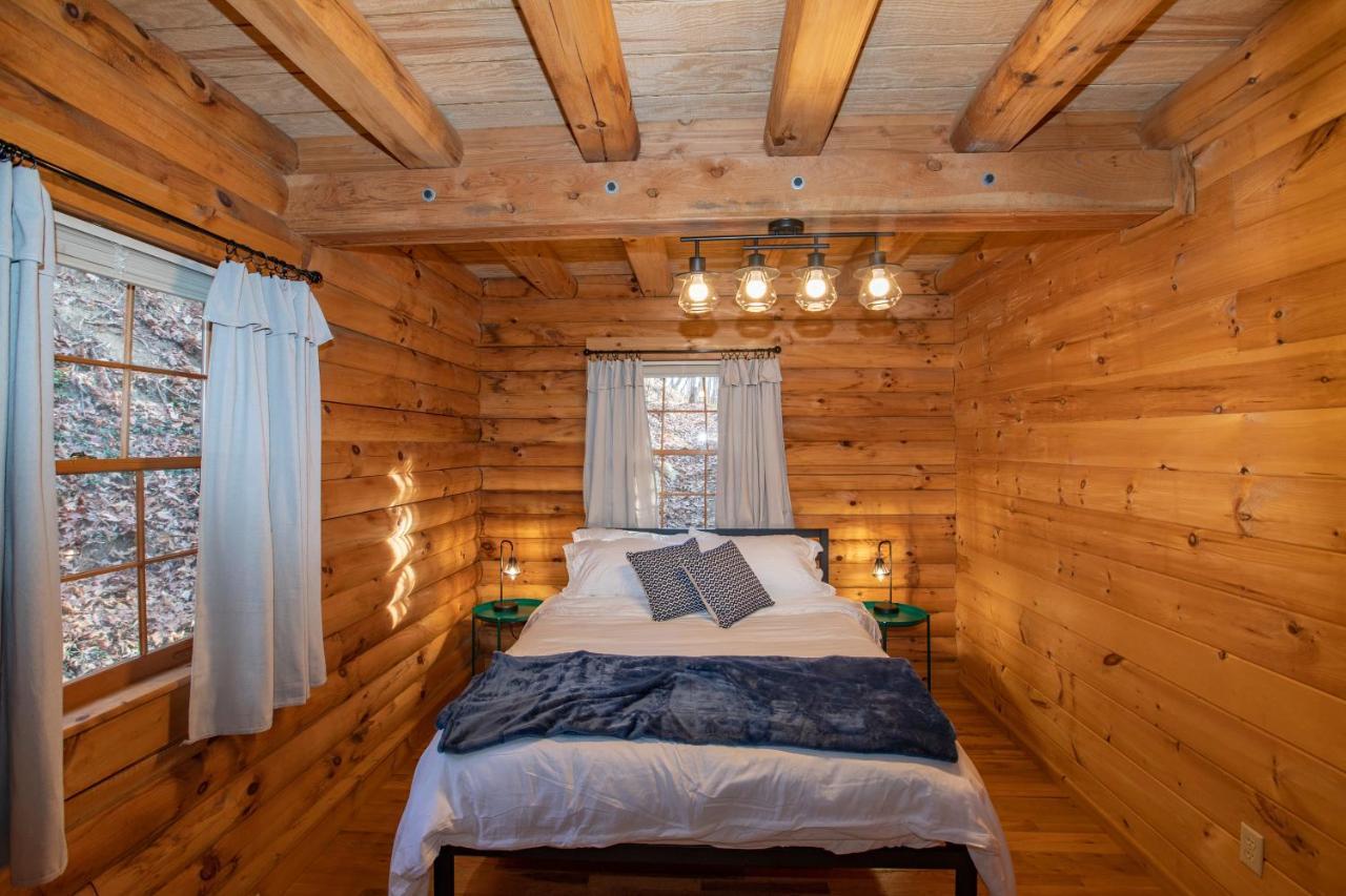 Treetops Cabin Easy To Asheville With Fast Wifi And Great View Swiss Luaran gambar